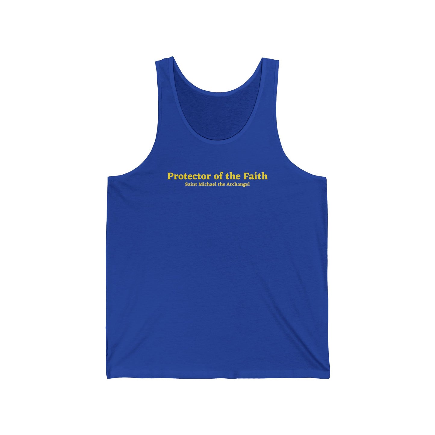 Dark Shirts - Saint Michael, the Protector of the Faith Unisex Jersey Tank