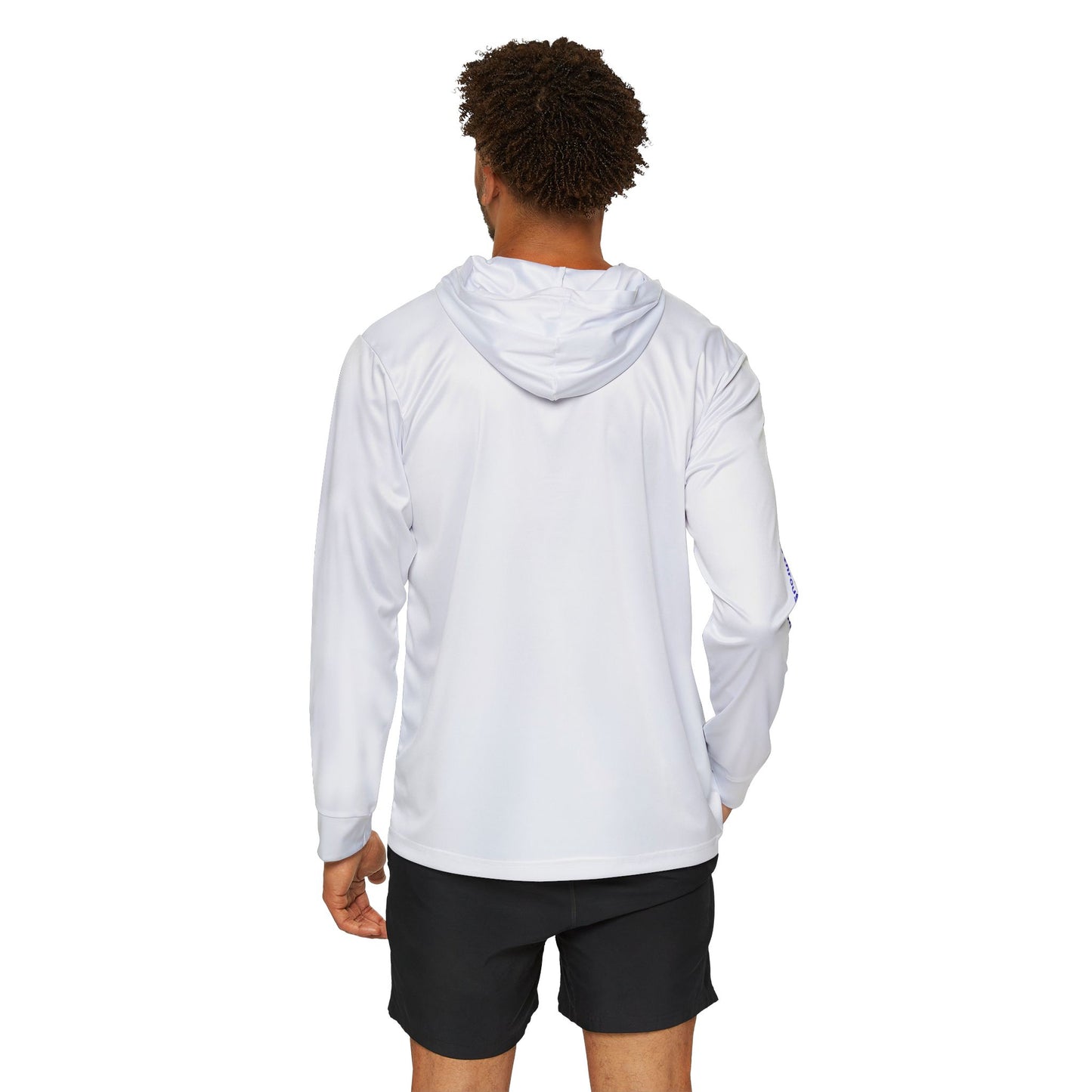 Saint Paul's Inspirational Letter to the Phillipians 4:13 -- Men's Sports Warmup Hoodie with Design, Fitness Apparel, Exercise Gear, Gift for Athletes, Motivational Wear