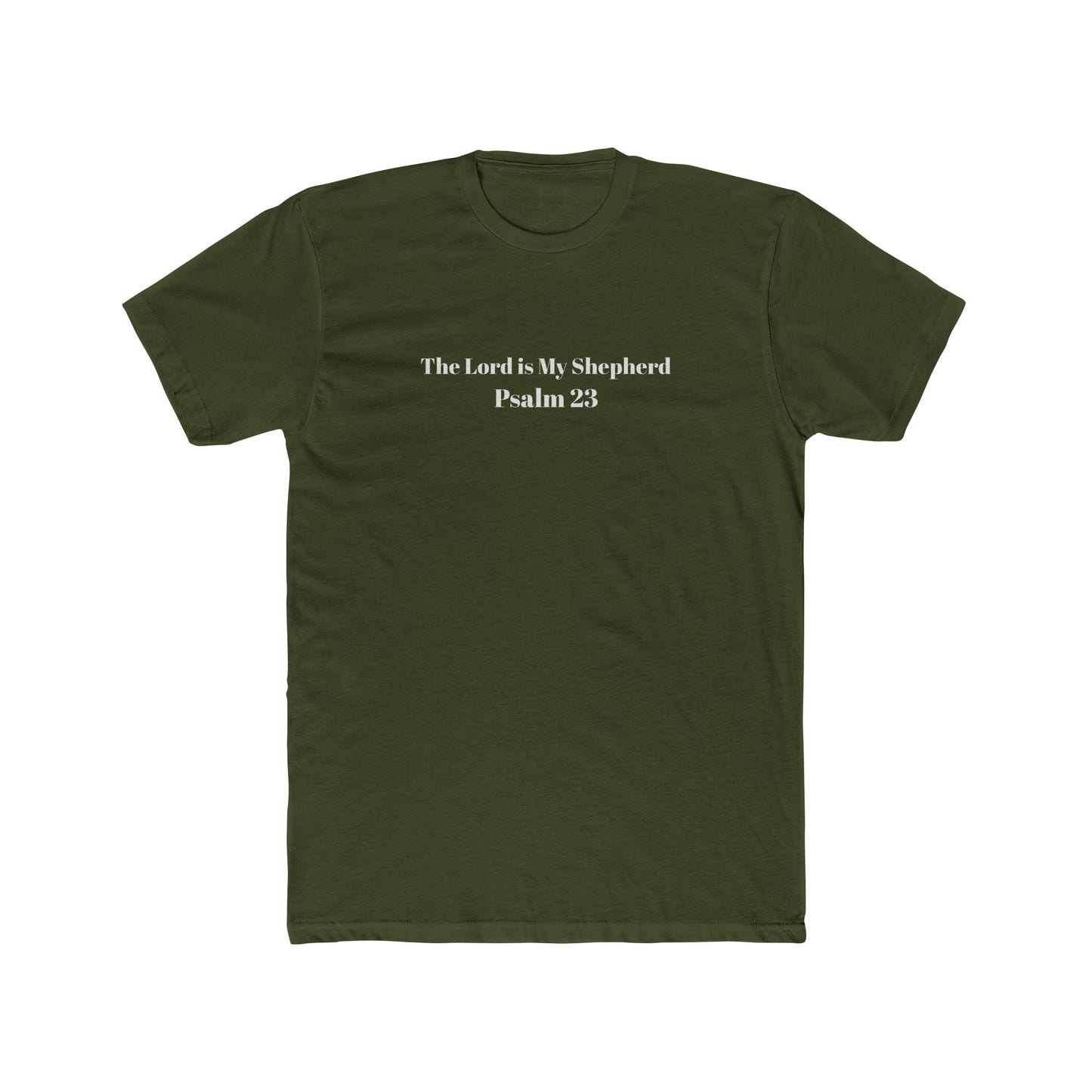 Dark Shirts - Psalm 23 -- Faith-Inspired Unisex Tee, Inspirational Shirt, Religious Cotton Tee, Psalm 23 Quote T-Shirt, Casual Christian Apparel