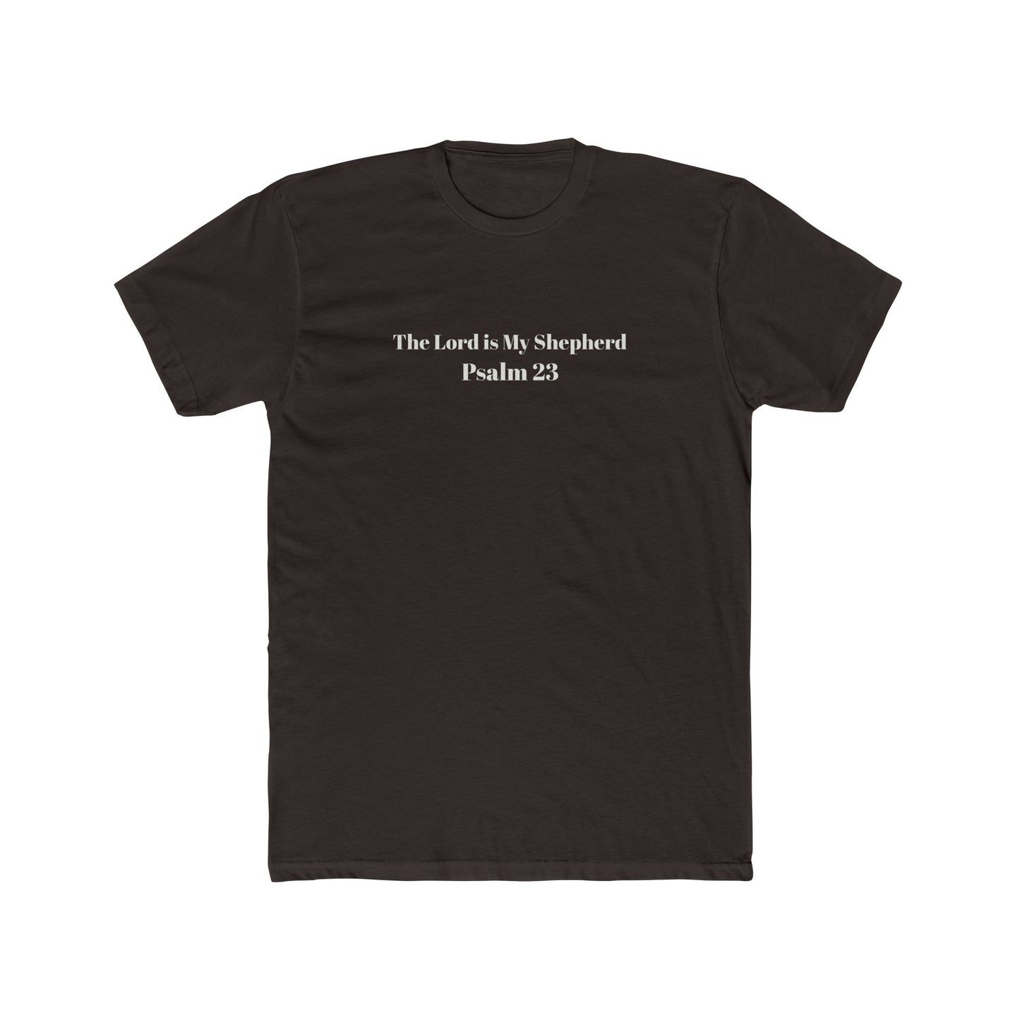 Dark Shirts - Psalm 23 -- Faith-Inspired Unisex Tee, Inspirational Shirt, Religious Cotton Tee, Psalm 23 Quote T-Shirt, Casual Christian Apparel