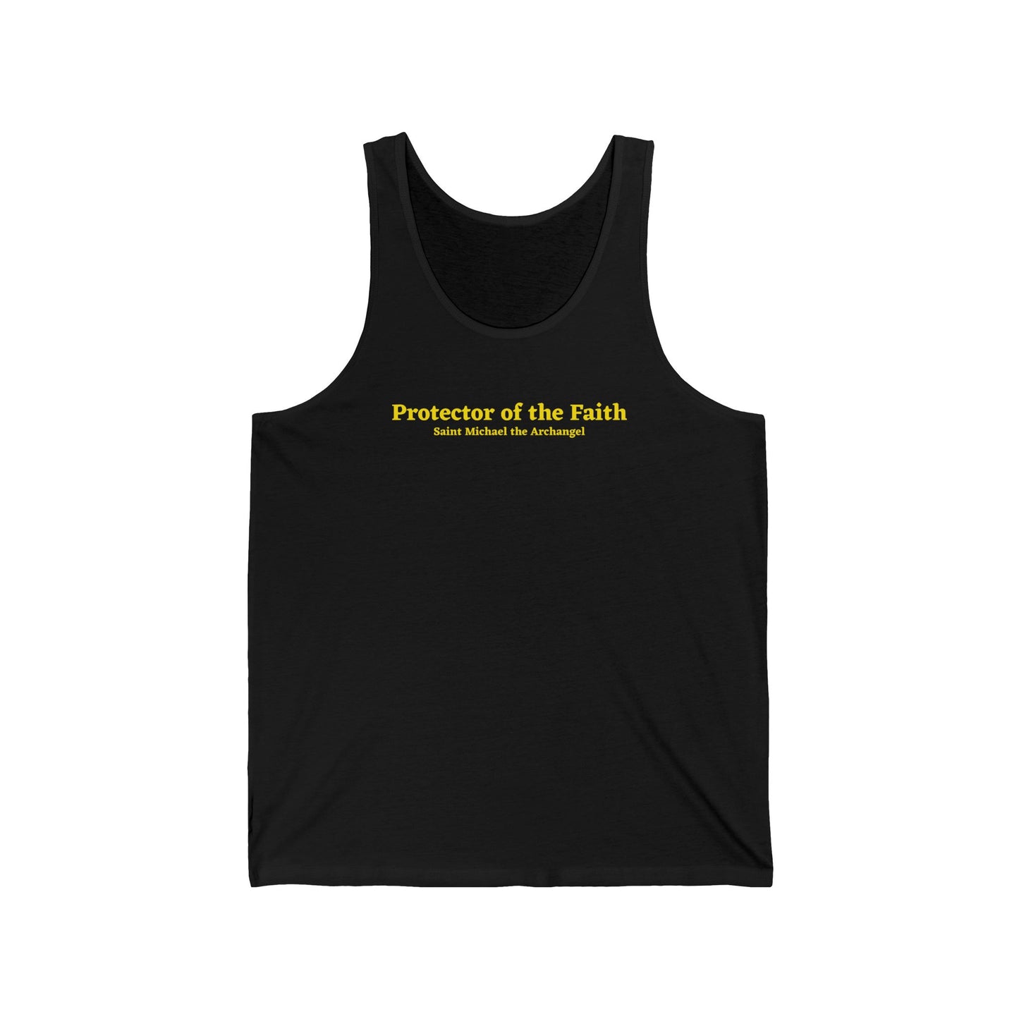 Dark Shirts - Saint Michael, the Protector of the Faith Unisex Jersey Tank