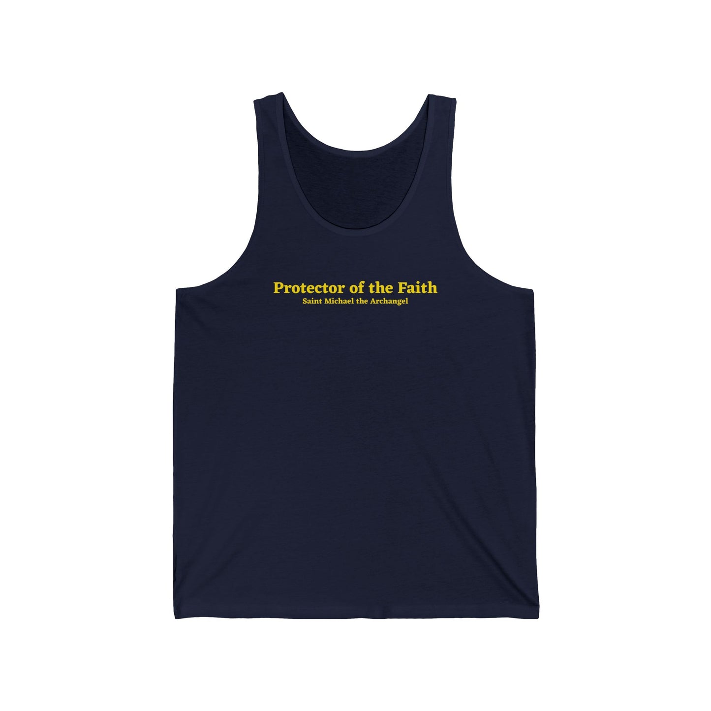 Dark Shirts - Saint Michael, the Protector of the Faith Unisex Jersey Tank
