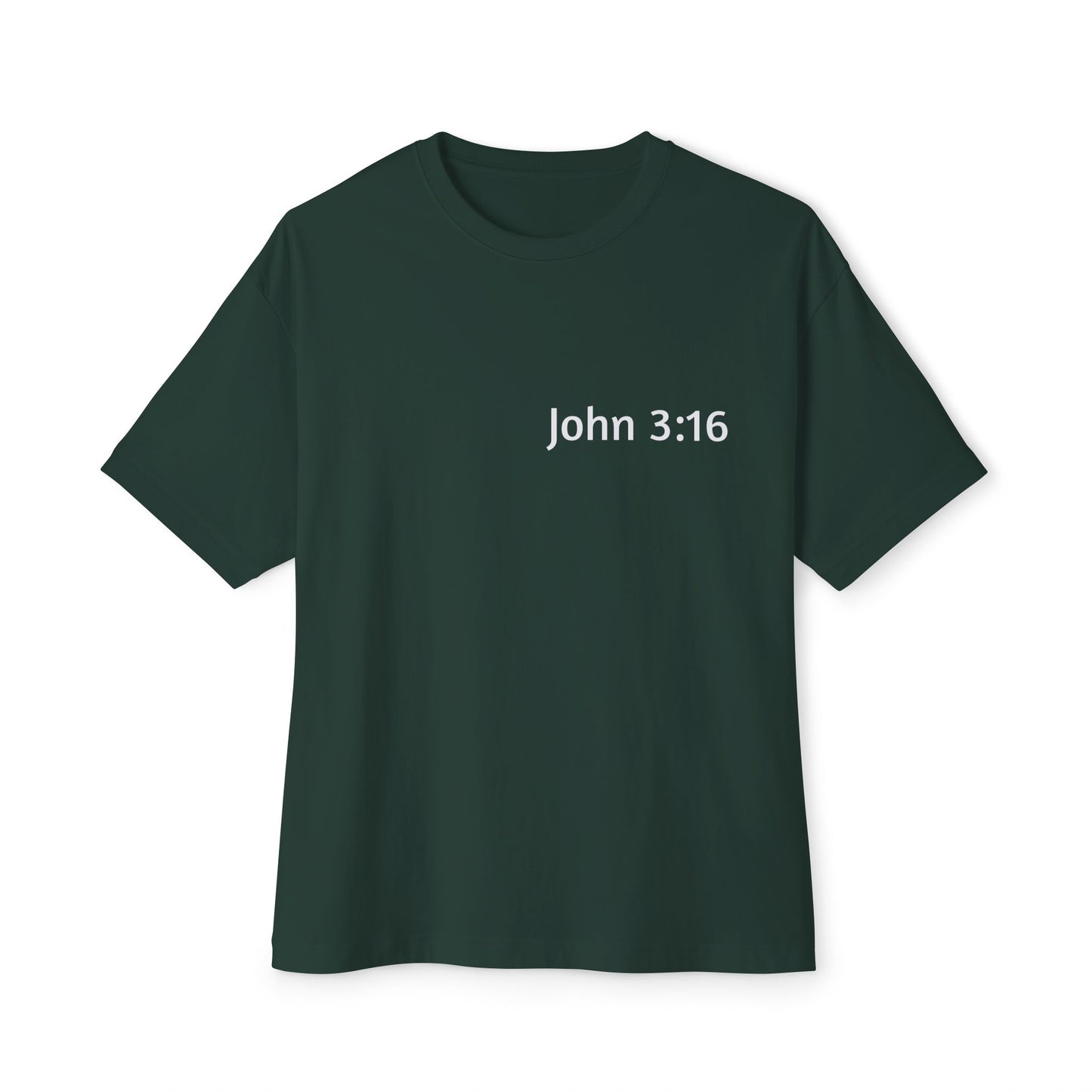 Dark Shirts - John 3:16 - Unisex Oversized Tee, Comfortable Religious T-Shirt, Boxy Fit and Inspirational Quote, Casual Wear, Gift for Believers, [...]
