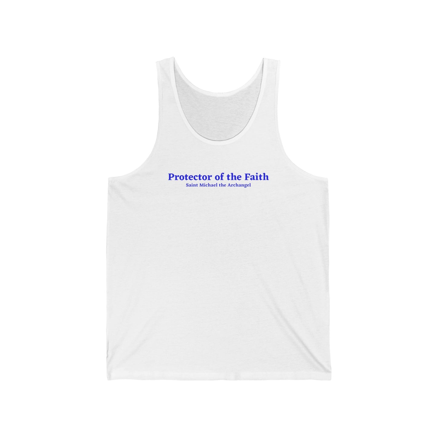 St Michael, the Protector of the Faith  Unisex Jersey Tank