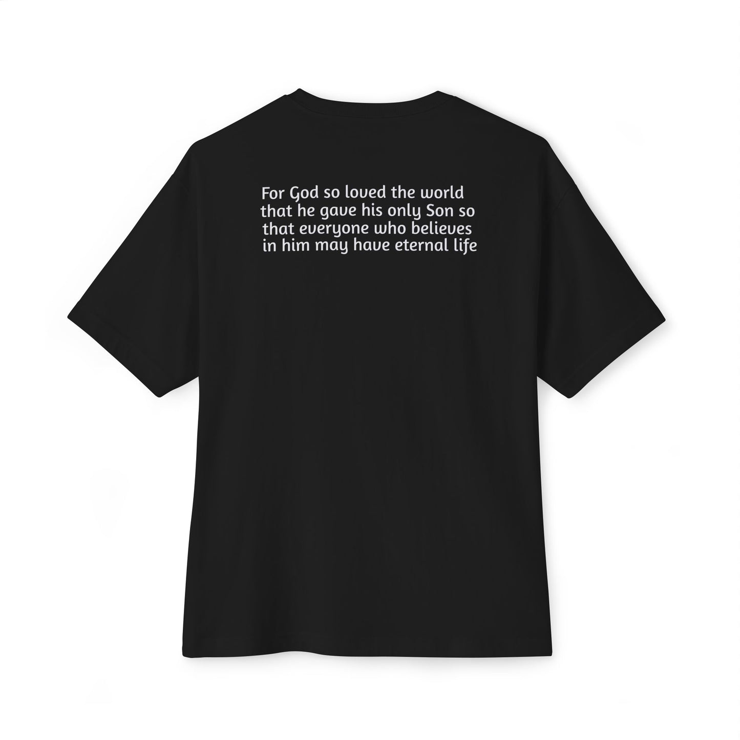 Dark Shirts - John 3:16 - Unisex Oversized Tee, Comfortable Religious T-Shirt, Boxy Fit and Inspirational Quote, Casual Wear, Gift for Believers, [...]