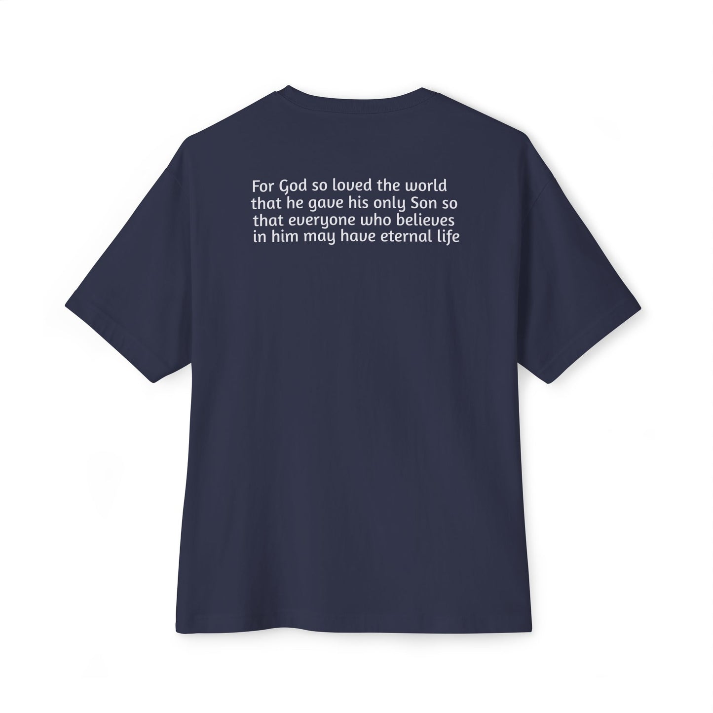 Dark Shirts - John 3:16 - Unisex Oversized Tee, Comfortable Religious T-Shirt, Boxy Fit and Inspirational Quote, Casual Wear, Gift for Believers, [...]