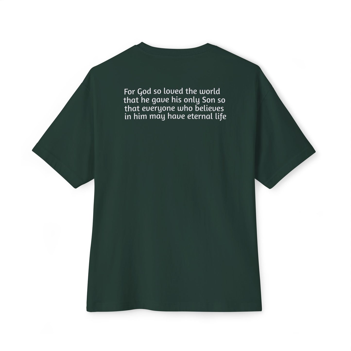 Dark Shirts - John 3:16 - Unisex Oversized Tee, Comfortable Religious T-Shirt, Boxy Fit and Inspirational Quote, Casual Wear, Gift for Believers, [...]