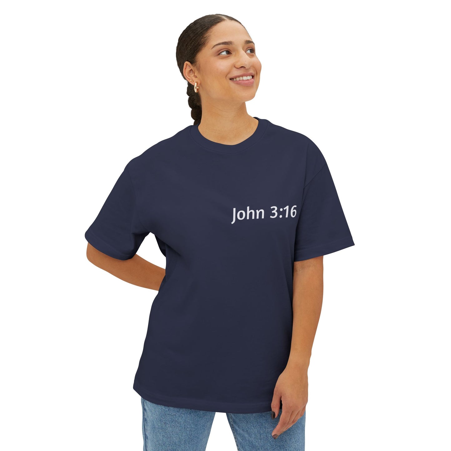 Dark Shirts - John 3:16 - Unisex Oversized Tee, Comfortable Religious T-Shirt, Boxy Fit and Inspirational Quote, Casual Wear, Gift for Believers, [...]