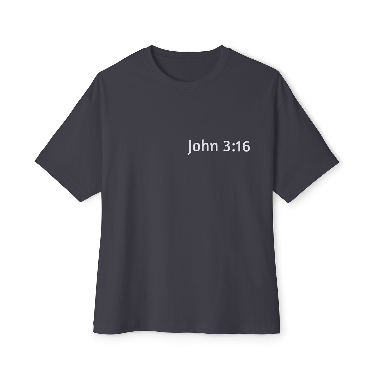 Dark Shirts - John 3:16 - Unisex Oversized Tee, Comfortable Religious T-Shirt, Boxy Fit and Inspirational Quote, Casual Wear, Gift for Believers, [...]