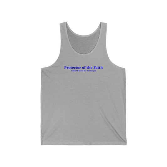 St Michael, the Protector of the Faith  Unisex Jersey Tank