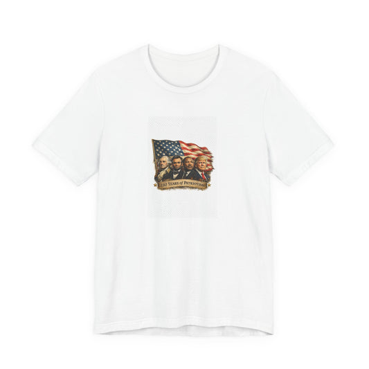 Patriots T-Shirt — Vintage US Presidents with American Flag