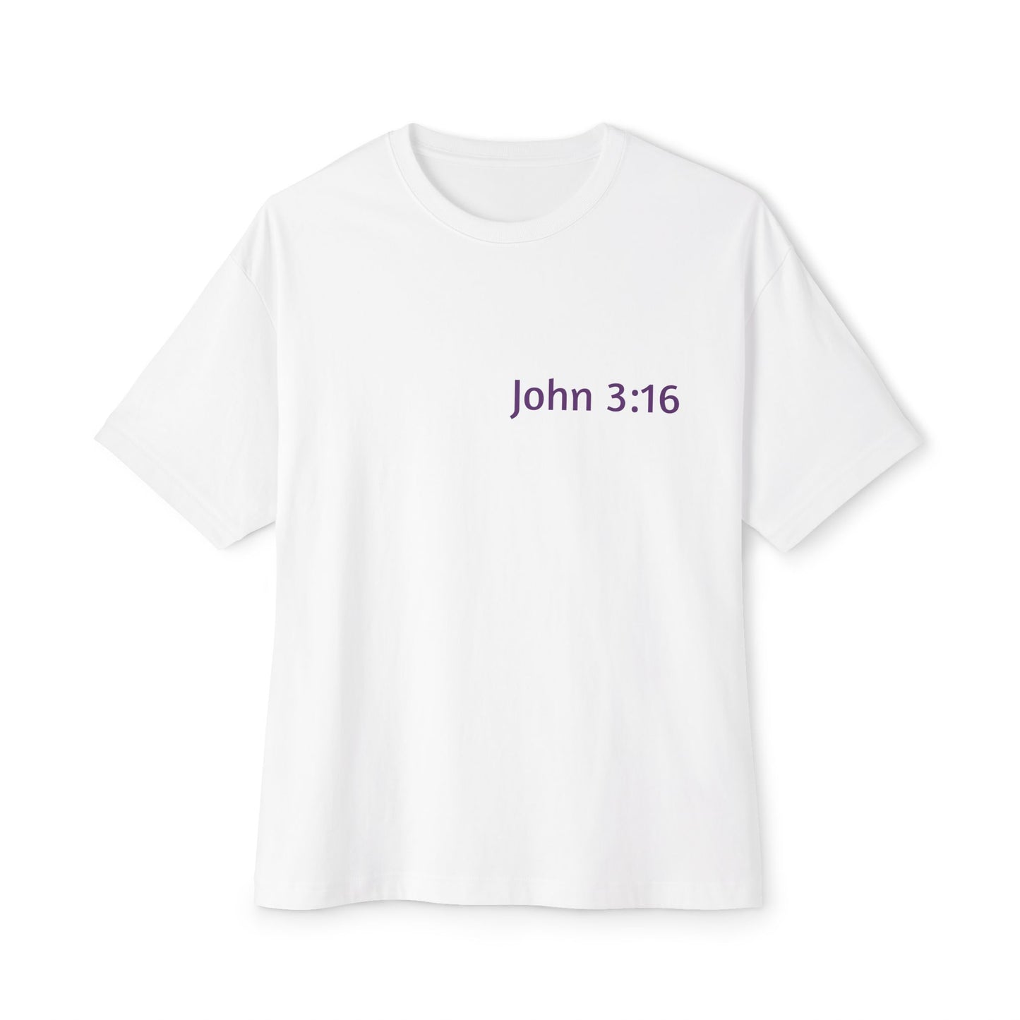 Light Shirts - John 3:16 - Unisex Oversized Tee, Comfortable Religious T-Shirt, Boxy Fit and Inspirational Quote, Casual Wear, Gift for Believers, [...]