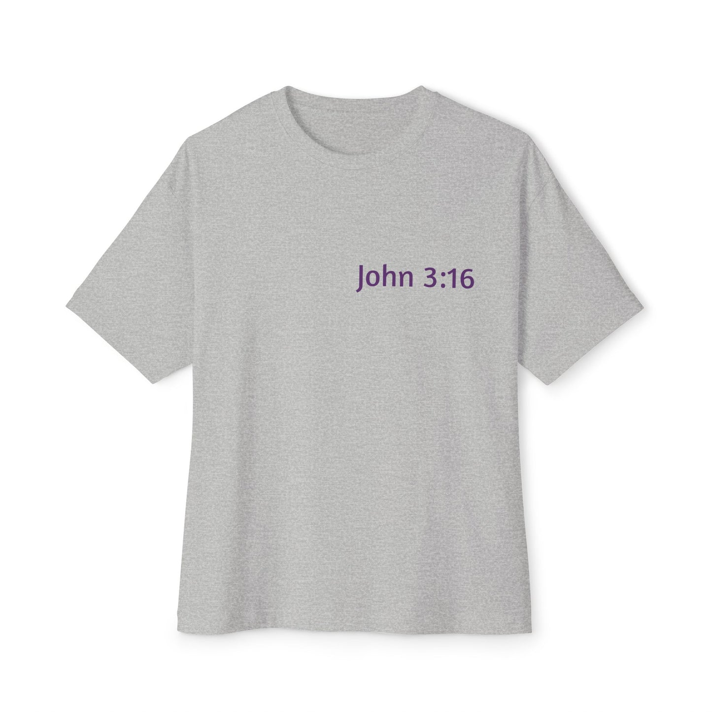 Light Shirts - John 3:16 - Unisex Oversized Tee, Comfortable Religious T-Shirt, Boxy Fit and Inspirational Quote, Casual Wear, Gift for Believers, [...]